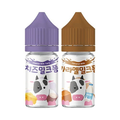 월드베이프 [월드베이프] 밀크폼 제로니코틴 기성액상 (30ml)